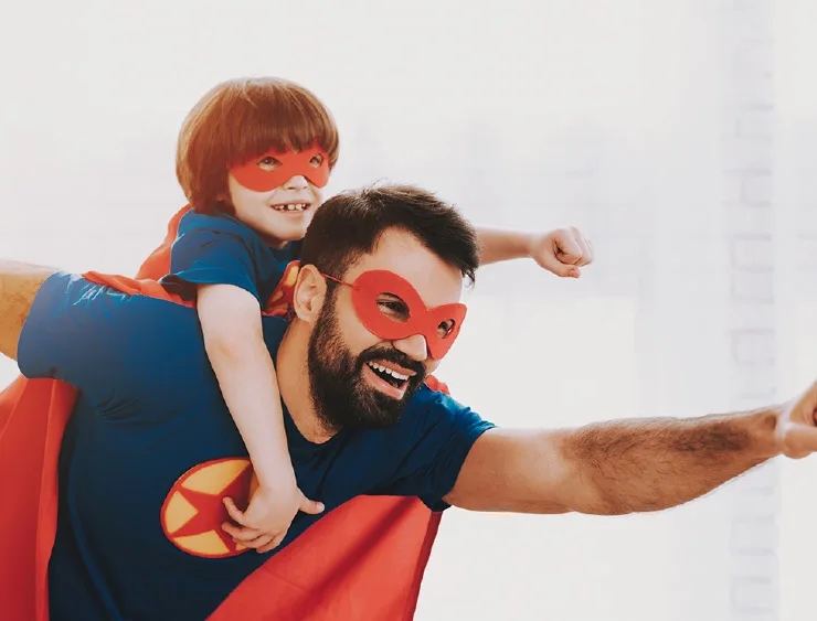 Los héroes sin capa también existen: Les llaman papá